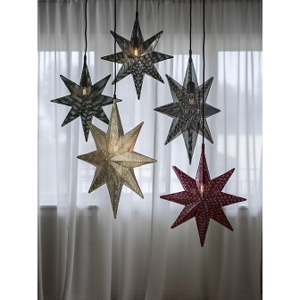 Metalowe gwiazdy świąteczne Capella PR Home